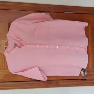 J. Jill Pink linen blouse